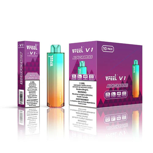 V Feel V1 6000 Disposable - Aloe Grape Ice