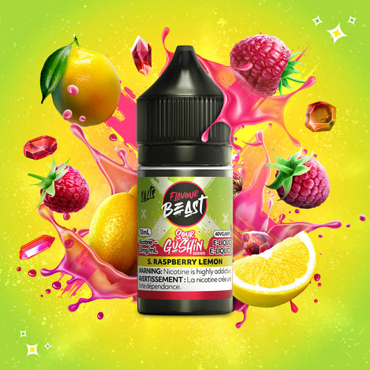 Flavour Beast SOUR GUSHIN S. Raspberry Lemon - 20mg