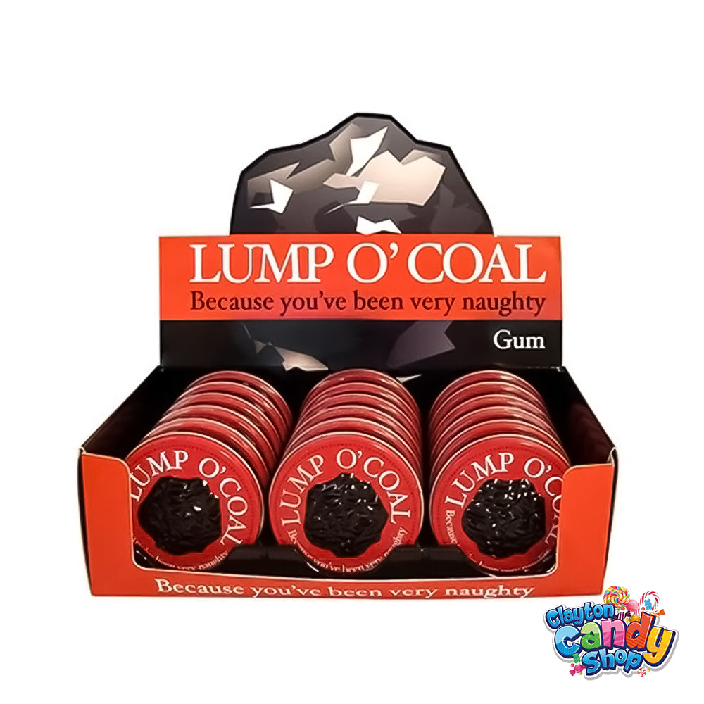 Lump O' Coal Bubble Gum Tin