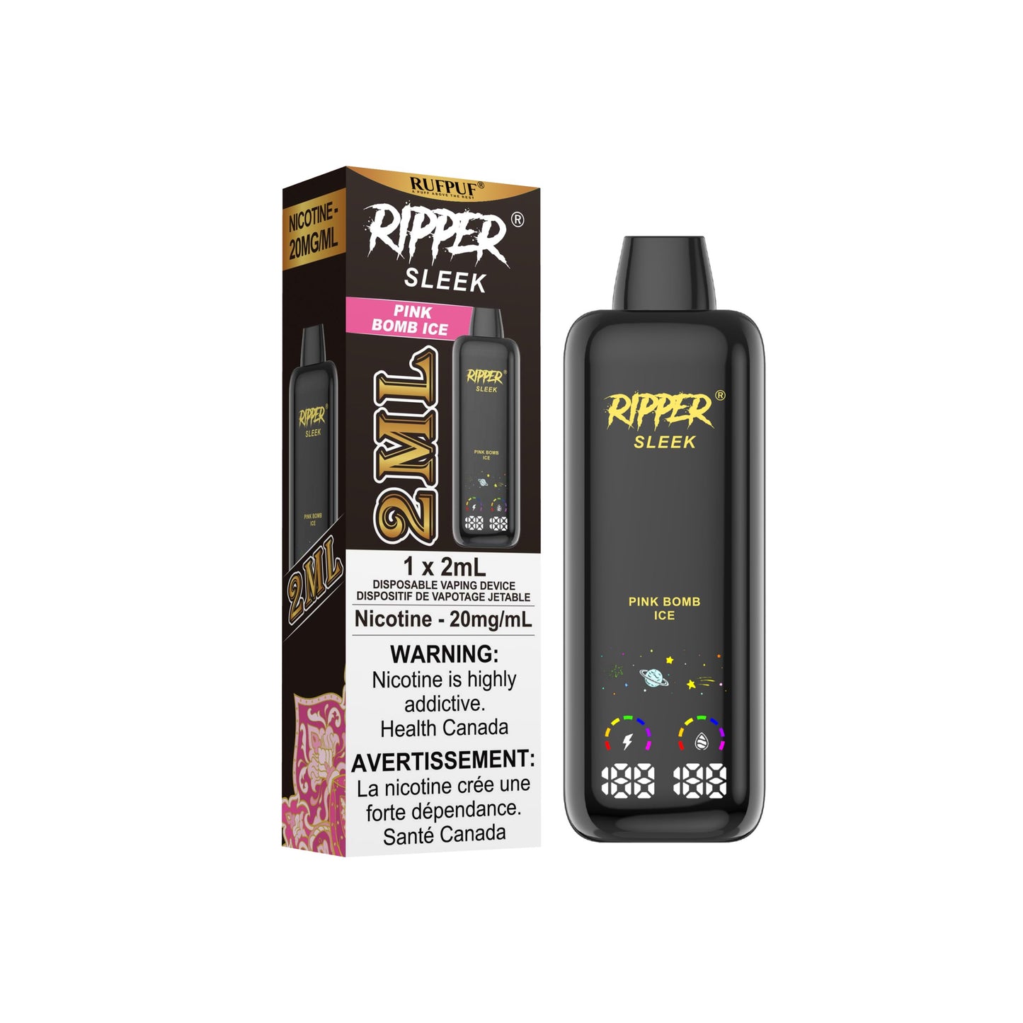 RUFPUF RIPPER Sleek 20K - Pink Bomb Ice