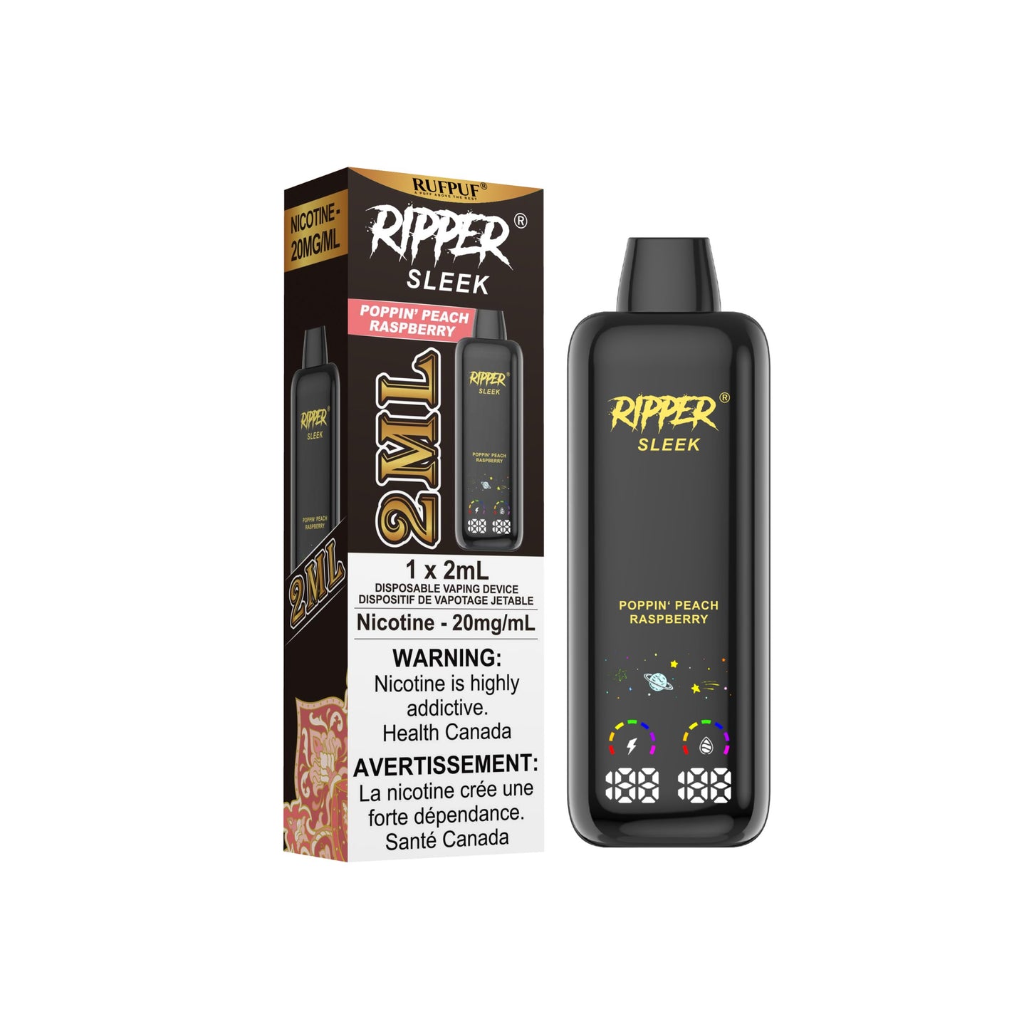 RUFPUF RIPPER Sleek 20K - Poppin Peach Raspberry