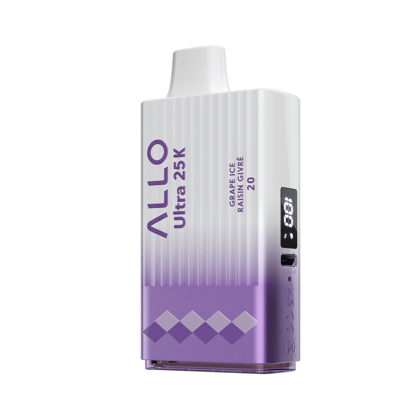 Allo ULTRA 25K Disposable Grape Ice - 20mg