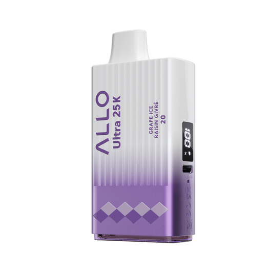 Allo ULTRA 25K Disposable Grape Ice - 20mg