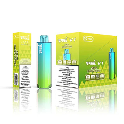 V Feel V1 6000 Disposable - Sour Green Apple