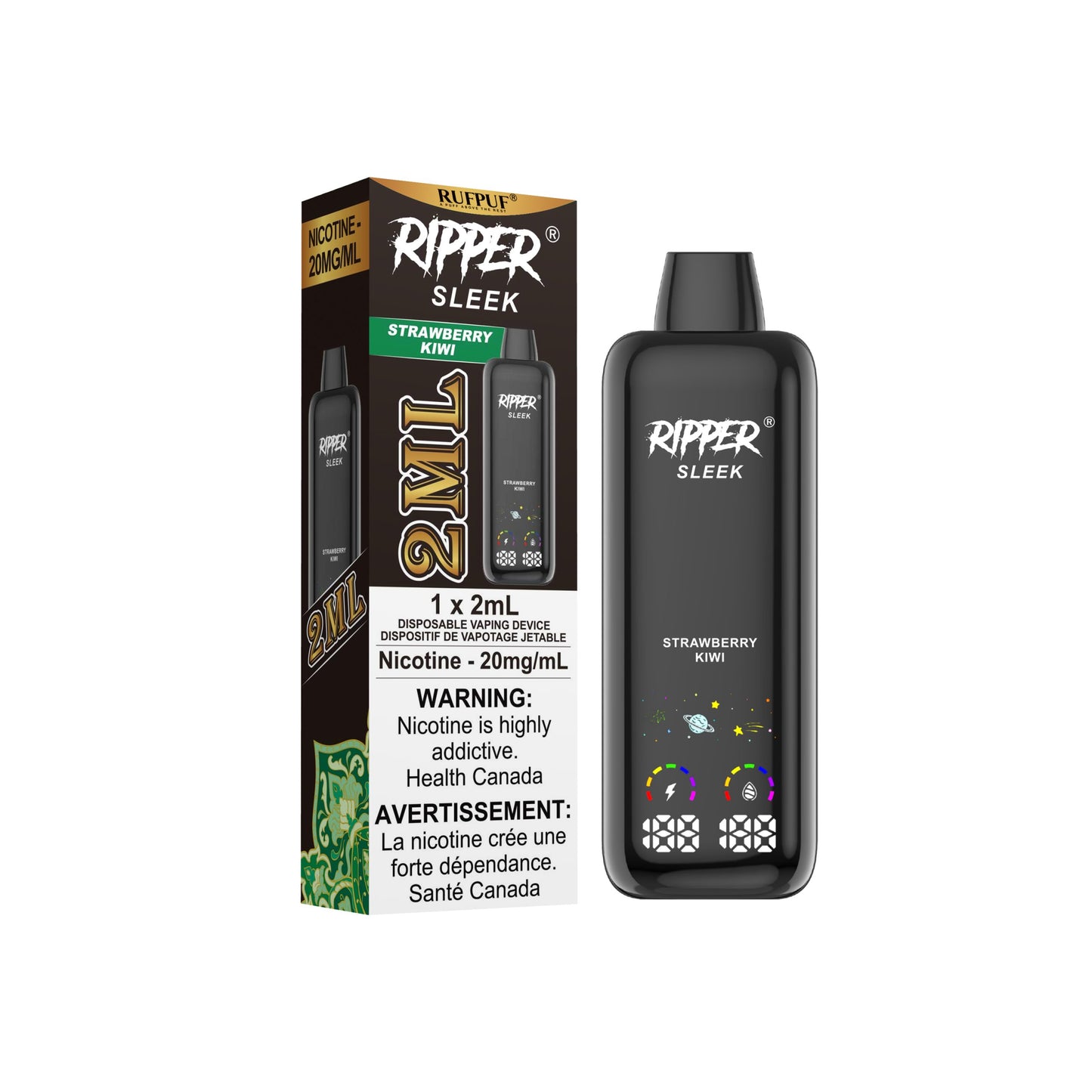 RUFPUF RIPPER Sleek 20K - Strawberry Kiwi