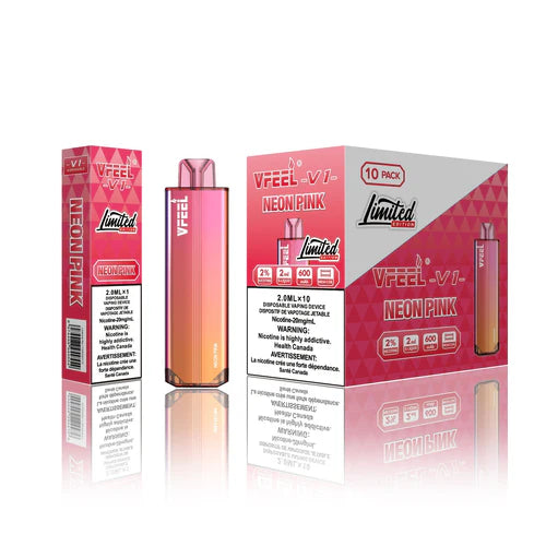 V Feel V1 6000 Disposable - Neon Pink