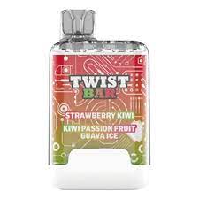 Twist Bar 10k - Strawberry Kiwi + Kiwi Passionfruit Guava Ice