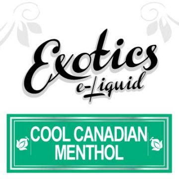 Exotics E Liquid Cool Canadian Menthol - 30ml