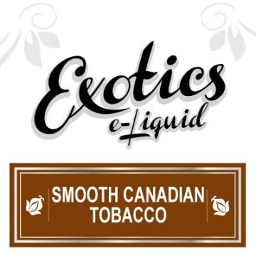 Exotics E Liquid Smooth Canadian Tobacco - 30ml