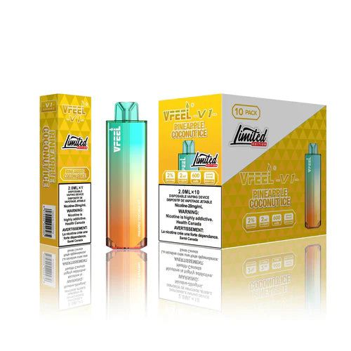V Feel V1 6000 Disposable - Pineapple Coconut Ice