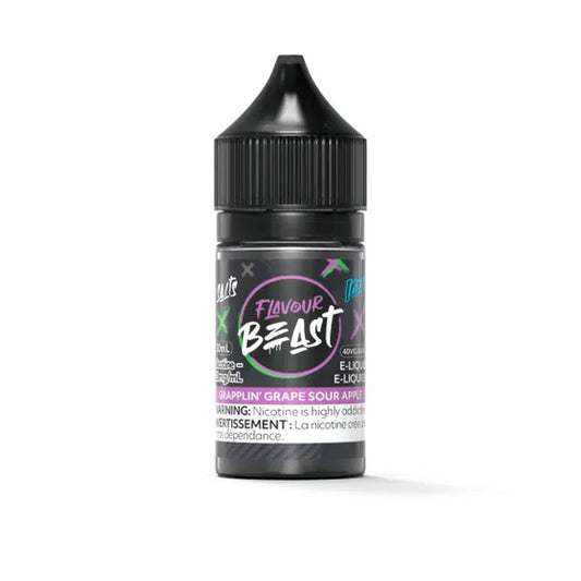 Flavour Beast Salt Grapplin' Grape Sour Apple Iced- 20mg