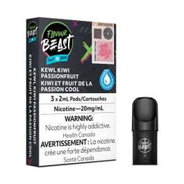 Flavour Beast Pod Pack - Kewl Kiwi Passionfruit Iced 20mg