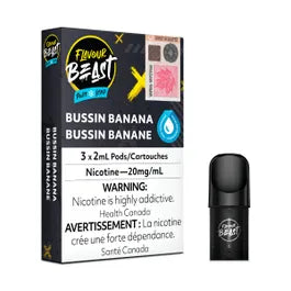 Flavour Beast Pod Pack - Bussin Banana Iced 20mg