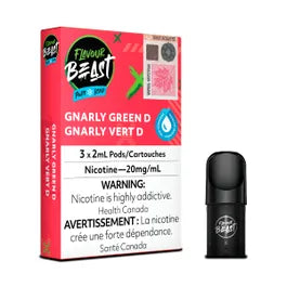 Flavour Beast Pod Pack -  Gnarly Green Dew Iced 20mg