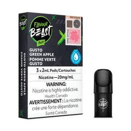 Flavour Beast Pod Pack - Gusto Green Apple 20mg