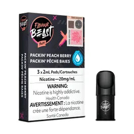 Flavour Beast Pod Pack - Packin Peach Berry 20mg