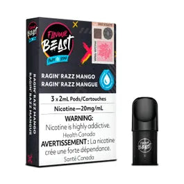 Flavour Beast Pod Pack - Ragin' Razz Mango Iced 20mg