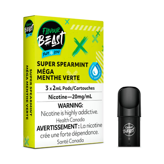 Flavour Beast Pod Pack - Super Spearmint 20mg