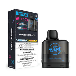 LEVEL X G2 POD 2 + 10ml - Bomb Blue Razz