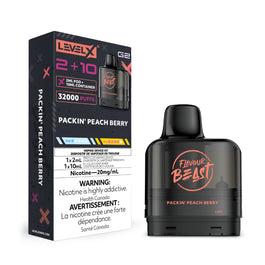 LEVEL X G2 POD 2 + 10ml - Packin' Peach Berry