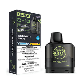 LEVEL X G2 POD 2 + 10ml - Wild White Grape Iced