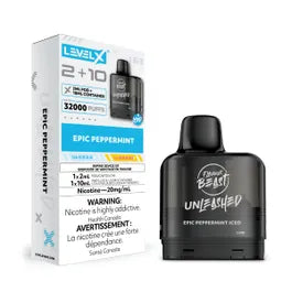LEVEL X G2 POD 2 + 10ml -  EPIC Peppermint Iced