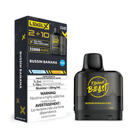 LEVEL X G2 POD 2 + 10ml - Bussin Banana